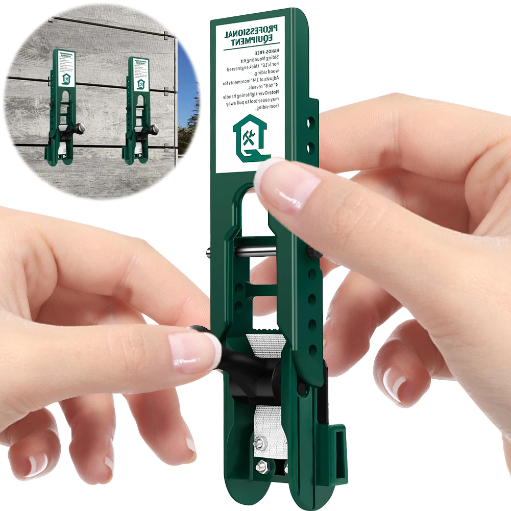 Siding Installation Tools Siding Mounting Kit Carbon Steel Lap Siding Gauge Siding Installation Kit for One Person Installation