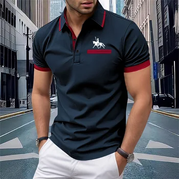 Breathable Summer Casual Polo Shirt 1