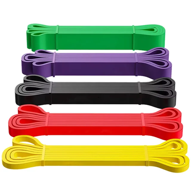 5-Pack Resistance Bands Set TPE Fitness Yoga Stretch Bands Unisex Gym Home Use Small Strength Training Elastic Bands 5