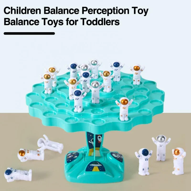 

Children Balance Perception Toy Astronaut Balance Games Fun Space Puzzle Toys For Kids Set Of Stacking Board Games For Leisure