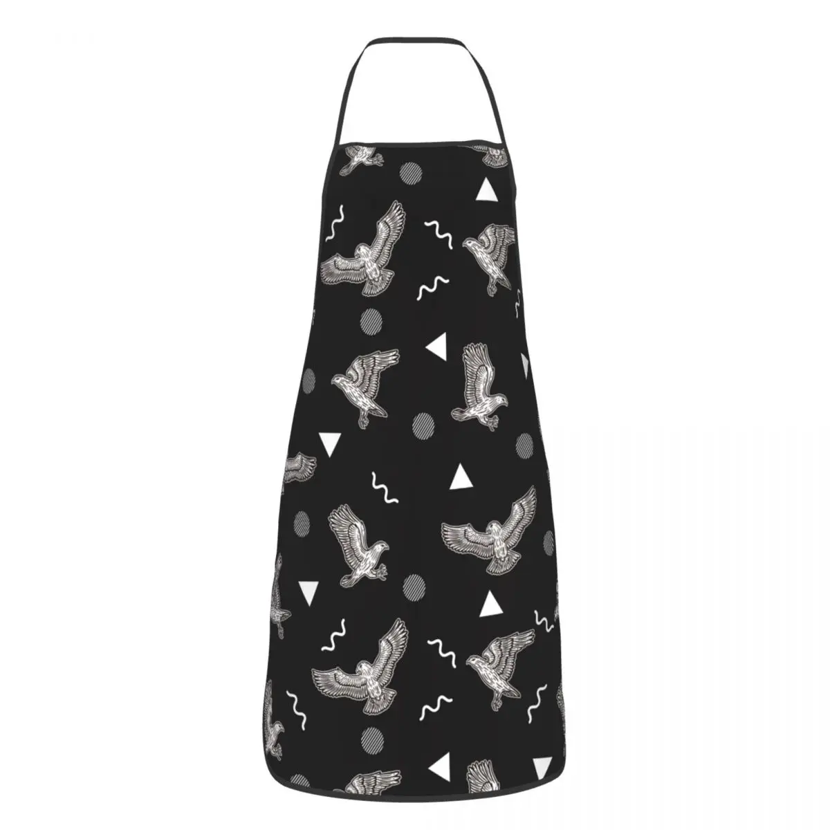 Flying White Bird Eagle Aprons Animal 52*72cm Cuisine Grill Baking Bib Tablier Cooking Home Cleaning Pinafores for Chef Barista