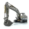 In Stock 1/14 LESU PC360 RC Excavator Metal Hydraulic Painted Bucket Tracks Radio Model W/ Water Sticker Decal PL18 Lite DIY 6