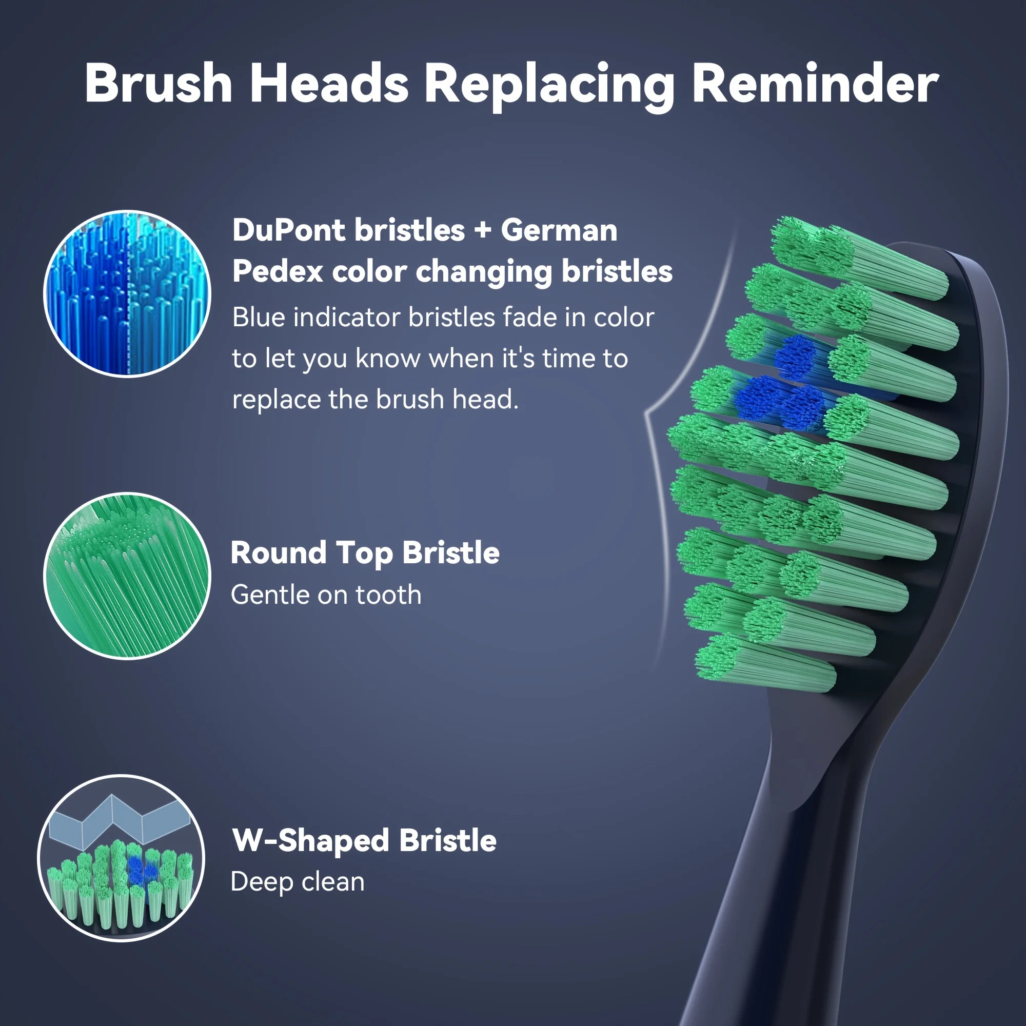 Rechargeable Electric Toothbrush with Smart Timer