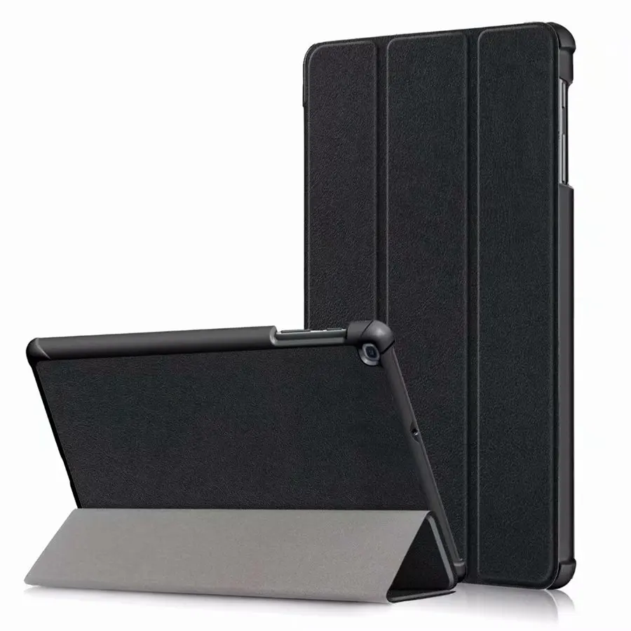 Trifold Magnetic PU Leather Hard Stand Cover