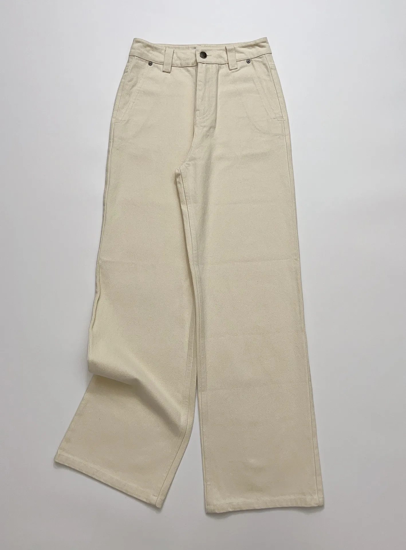 

2023 Spring High Waist Straight Casual Trousers Cotton Denim Jeans for Women