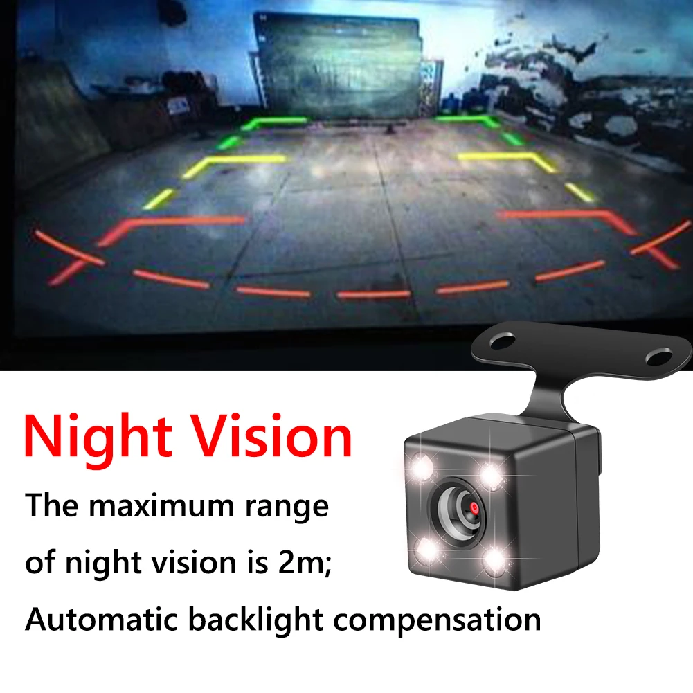 HD Car Rear View Camera Night Vision Wide Angle Video
