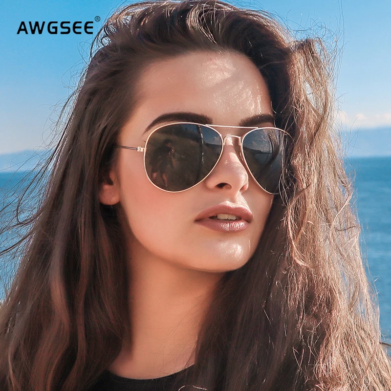

Classic Pilot Polarized Sunglasses Women Luxury Brand Design Sun glasses Ladies Vintage Retro 3025 Girls Aviation Men sunglasses