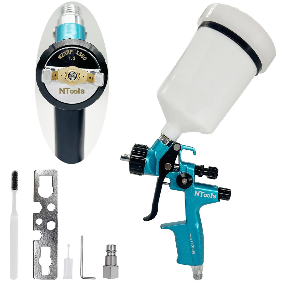 Ntools Spray Gun Paint Gun 1.3mm Slit Nozzle Paint Spray Gun High Fine ...