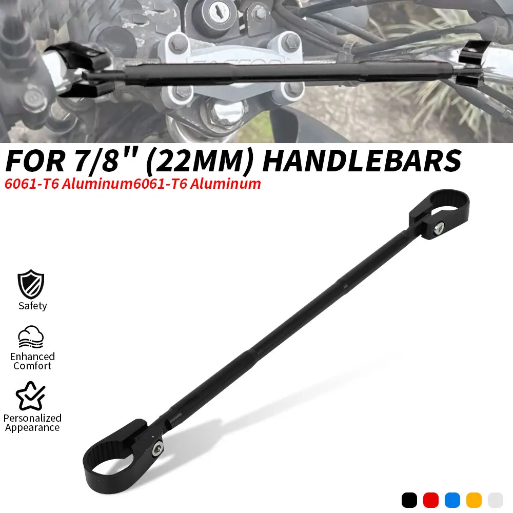 Balance Bar 7/8" 22MM Universal Crossbar Strengthen Handlebar Extended Reinforce Handle Lever Bar Motorcycle Parts Dirt Pit Bike