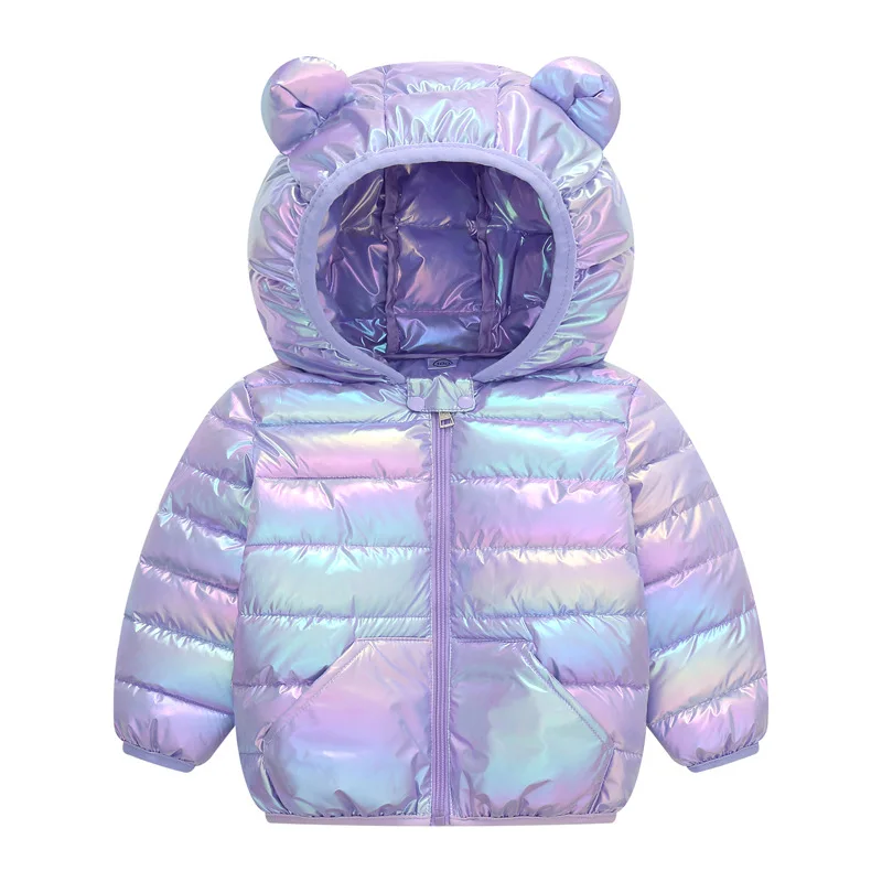 Kids Coat Boy Girls Fashion Down Cotton Jacket Winter Autumn Hooded Thick Warm Children Clothes Baby Outerwear 0-5y