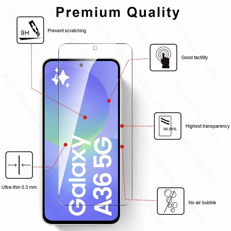 4-in-1 Protective Case with Camera Lens and Screen Protector