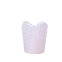 

FOR Hollow Flower Brush Storage Pen Pencil Pot Holder Container Desk Organizer Gift