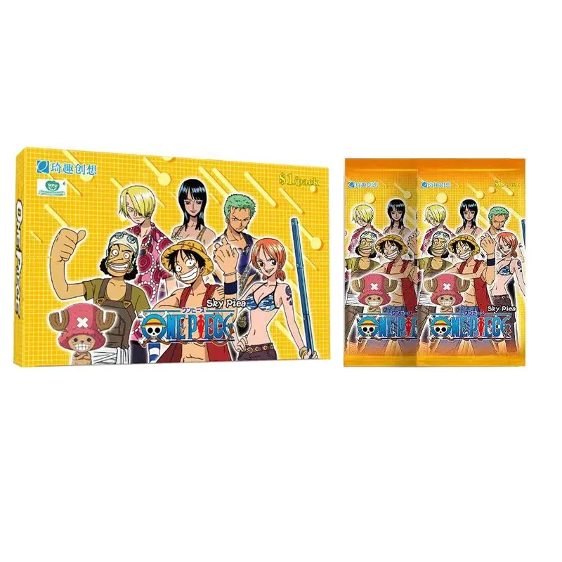 

One Piece Collection Cards Booster Box Rare Case Anime Table Playing Game Board Cards