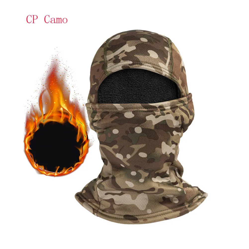 

Winter Fleece Tactical Full Face Mask Military Balaclava Windproof Scarf for Outdoor Hunting Cycling Hiking Skiing Snowboard
