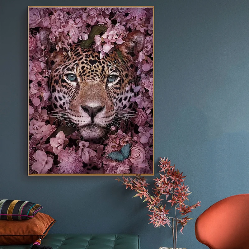 DIY 5D Diamond Painting Full Circle Resin Mosaic Landscape Animal Diamond Embroidery Picture Rhinestone Home Decor Gift