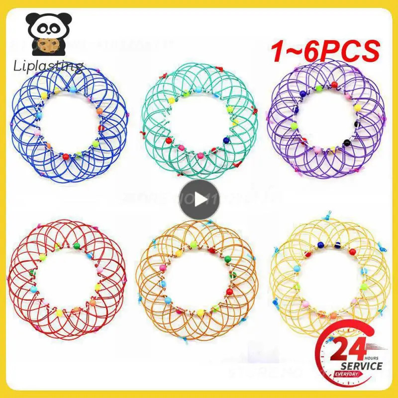 

1~6PCS Datura Toy Category 36 Variable Soft Steel Ring Hoop Decompression Fitt Toys
