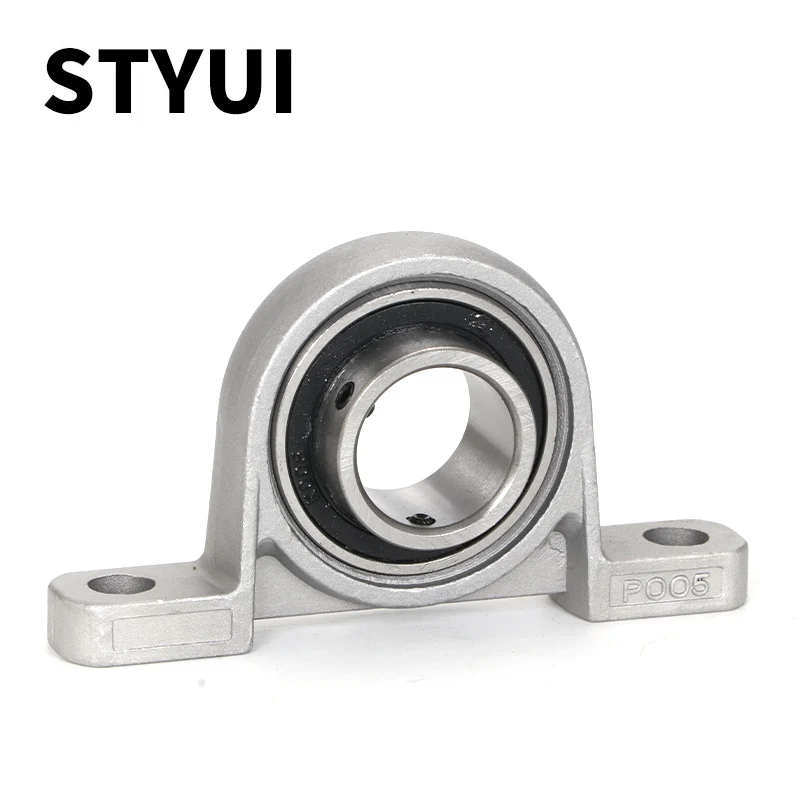 아연 합금 보어 볼 베어링 베개 블록 장착 지지대, 직경 8mm  25mm, Kp08 Kp000 Kp001 Kp002 KFL08 KFL000 KFL001KFL002