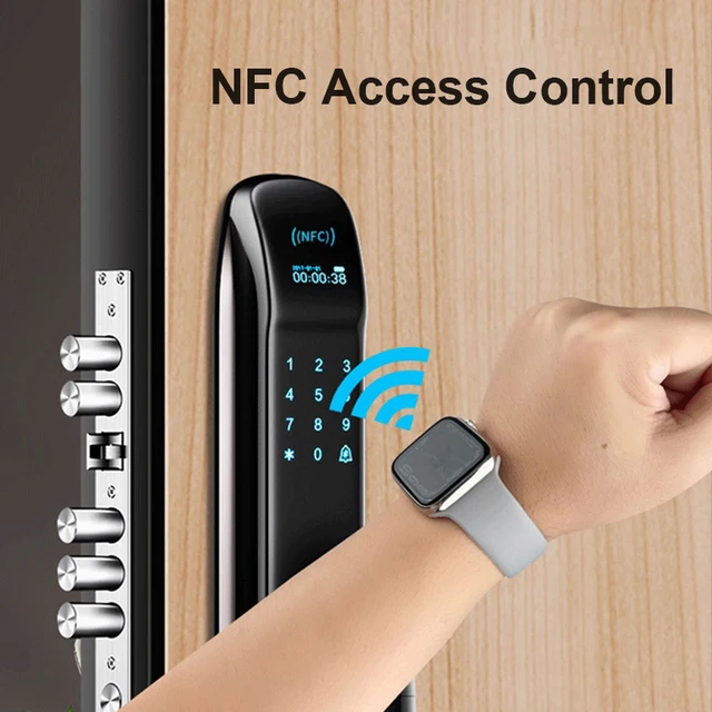 2022 NFC Smart Watch Door Access Control Unlocking Smartwatch Men Women Fitness Bracelet Bluetooth Calls Heart Rate Detection 2
