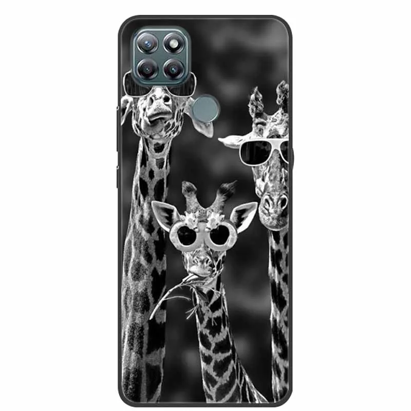 Lenovo K12 Pro Soft Silicone Wolf and Lion TPU Cartoon Phone Case - Lovely Design Protective Cover
