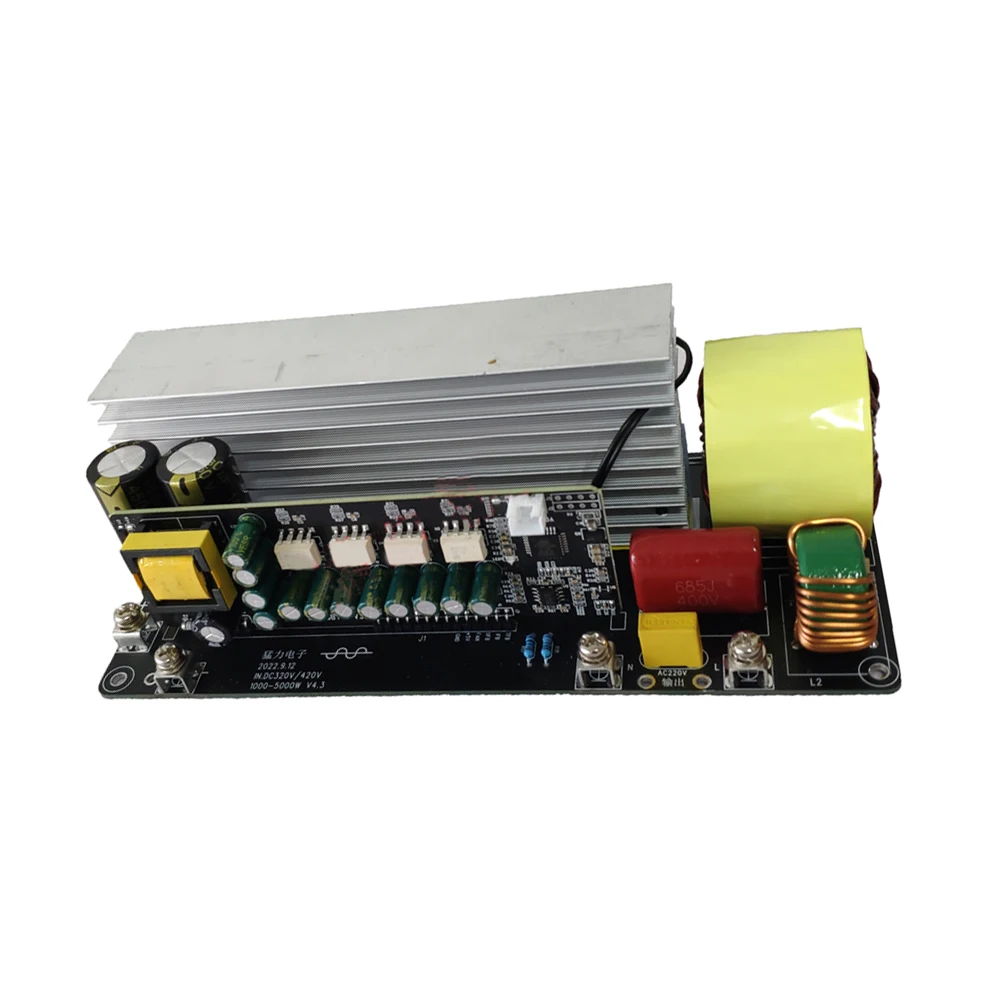 

High Power Pure Sine Wave Inverter Rear Stage Board DC 320V-420V Input AC 110-AC220V Output Adjustable 5000W Inverter Module