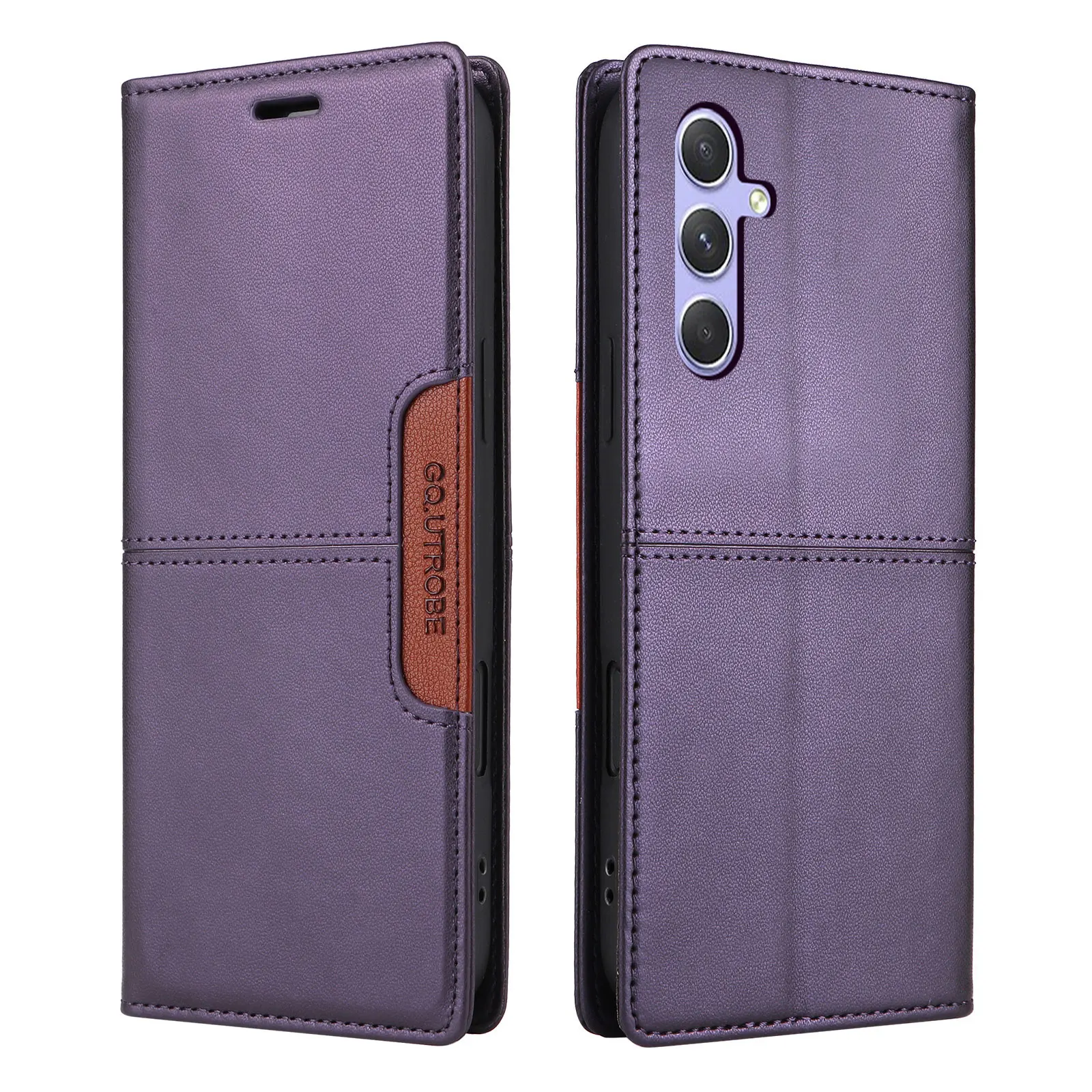 Leather Flip Wallet Case - Elegant and Durable Protection with Card Slots and Magnetic Closure