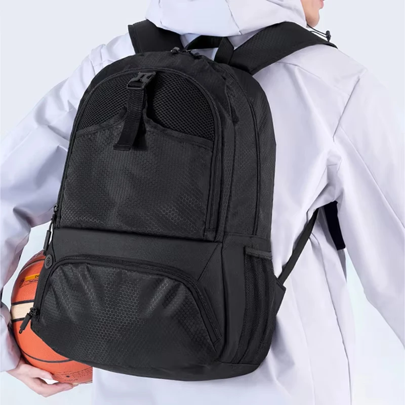 Oxford Sports Backpack with Shoe Pocket for Outdoor Activities
