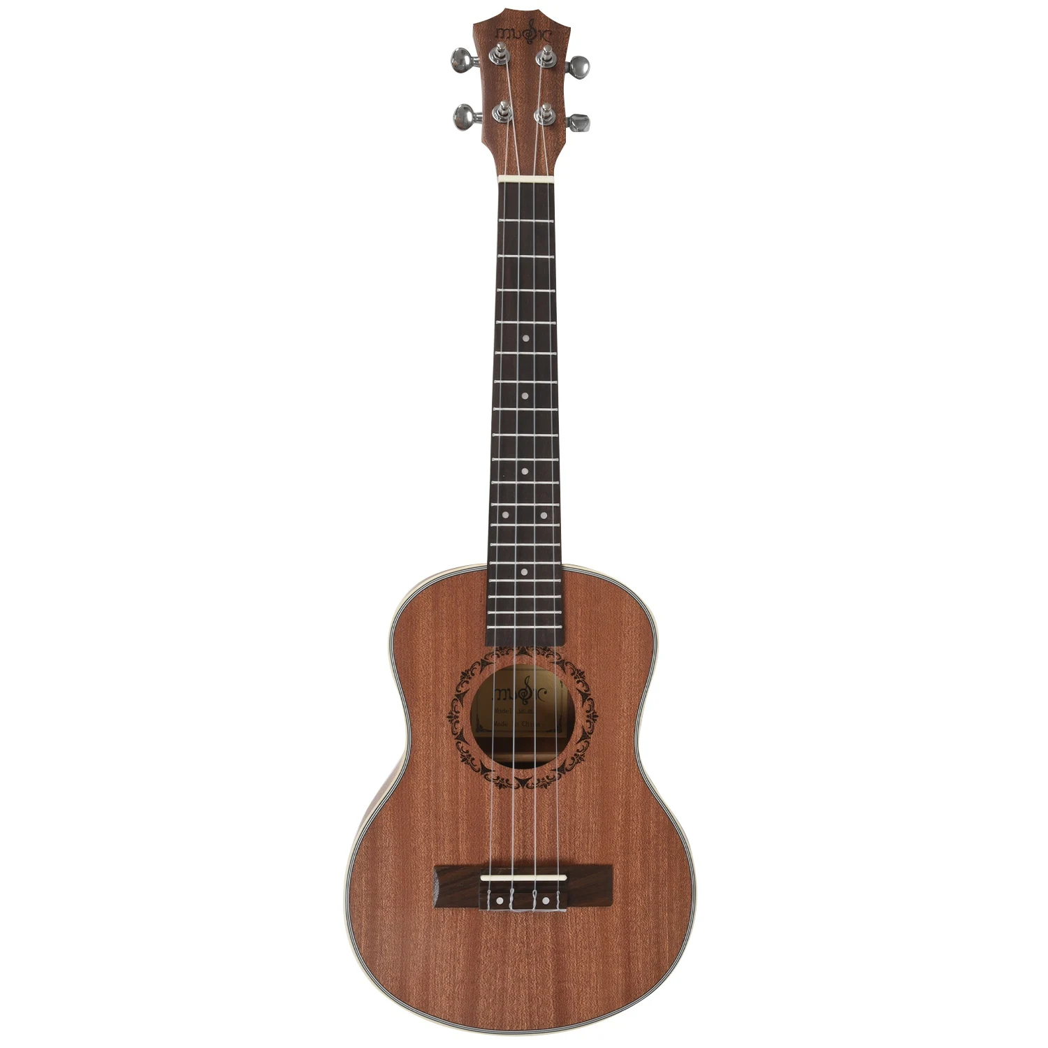Tenor Ukulele Elettrico Acustico 26 Pollici Chitarra 4 Corde Ukulele Chitarrista In Legno Artigianale Mogano