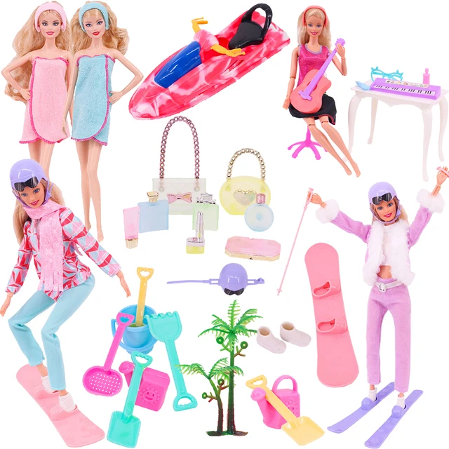 Children Play Set Furniture for Barbie, Cabeleireiro Acessórios, Natal e  presente de aniversário - AliExpress