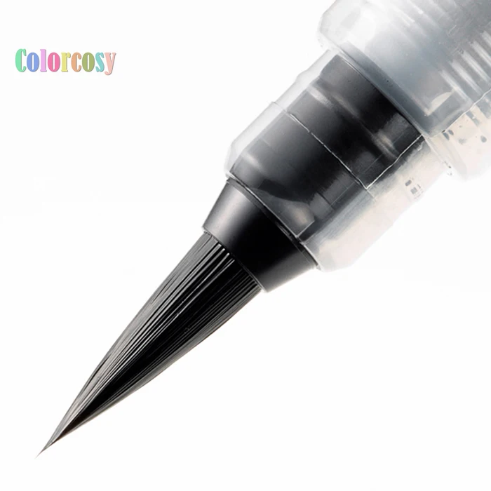 Pentel Japan Fude Brush Japanese Calligraphy Pen XFP9L XFL3L XFL2F XFL2L  XGFH-X, Great for Illustration and Painting