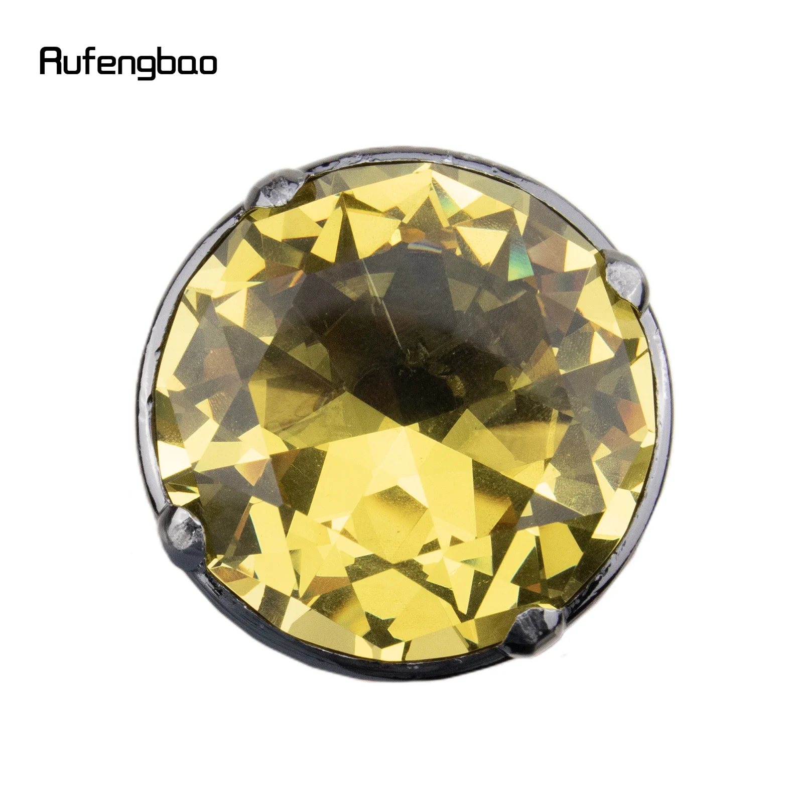 Рисунок 4 - Желтая Серебряная одинарная трость со стразами