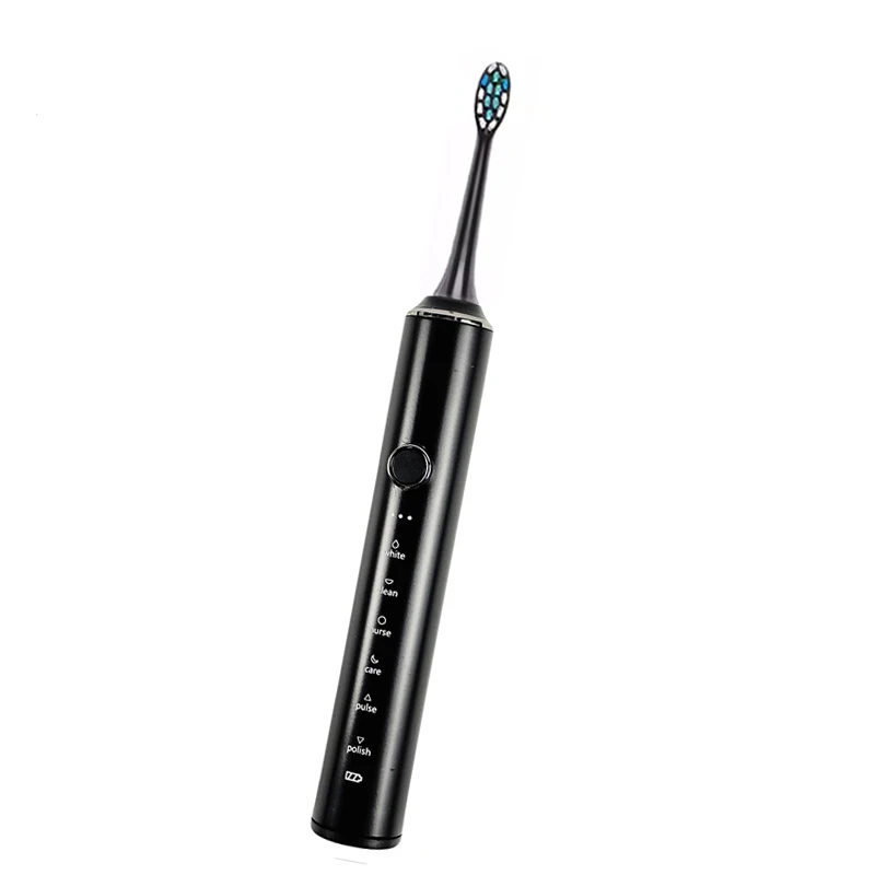Electrical Tooth Brush With 8 Brush Head Automatic Ultrasonic Soft Bristle Household Cleaning Teeth