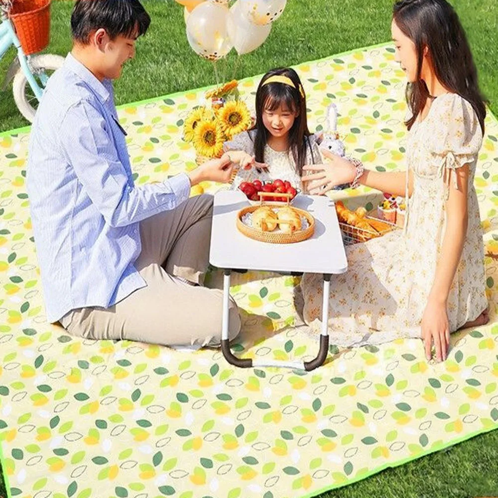 Foldable Picnic Mat Moisture-proof picnic set portable blanket picnic Sleep Pad Waterproof Oxford Cloth Picnic camping blanket 4