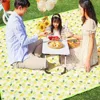 Foldable Picnic Mat Moisture-proof picnic set portable blanket picnic Sleep Pad Waterproof Oxford Cloth Picnic camping blanket 4