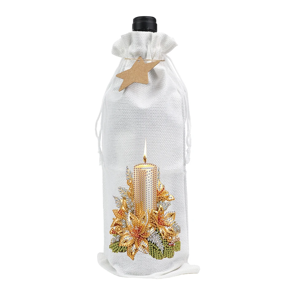 Creative Diamond Art Wine Bottle Cover Bag