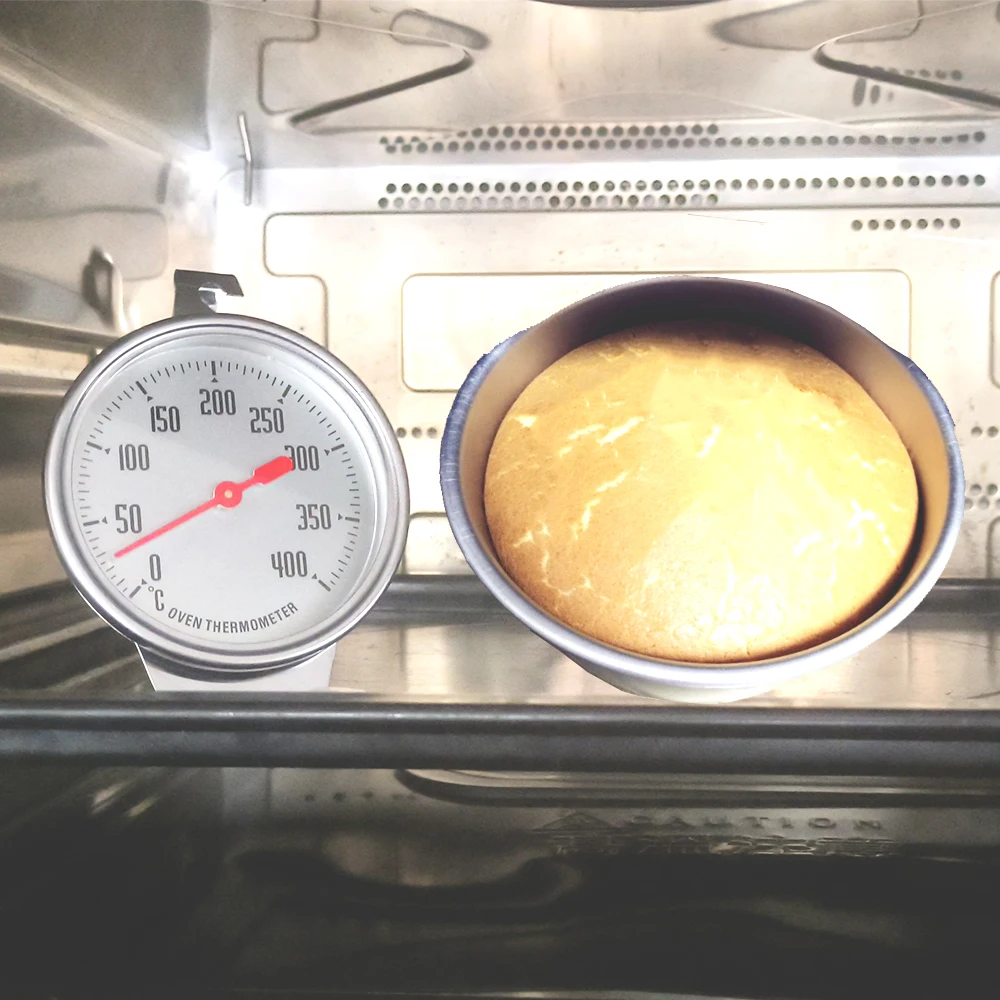 Termometro Da Forno In Acciaio Inox 0-400°C - Con Gancio E Base, Lettura Facile Per Cucina - Foto 4