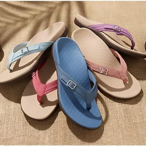 Customizable 2024 New UZZDSS Summer Orthopedic Sandals Women Slippers Home Shoes Casual Female Slides Flip Flop 6