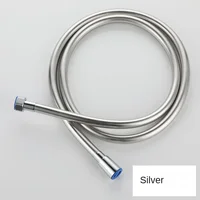 PVC มือถือหัวฝักบัวท่อ Universal ยืดหยุ่น Anti Winding ป้องกันการระเบิดน้ําห้องน้ําก๊อกน้ําท่อขยายท่อ 2