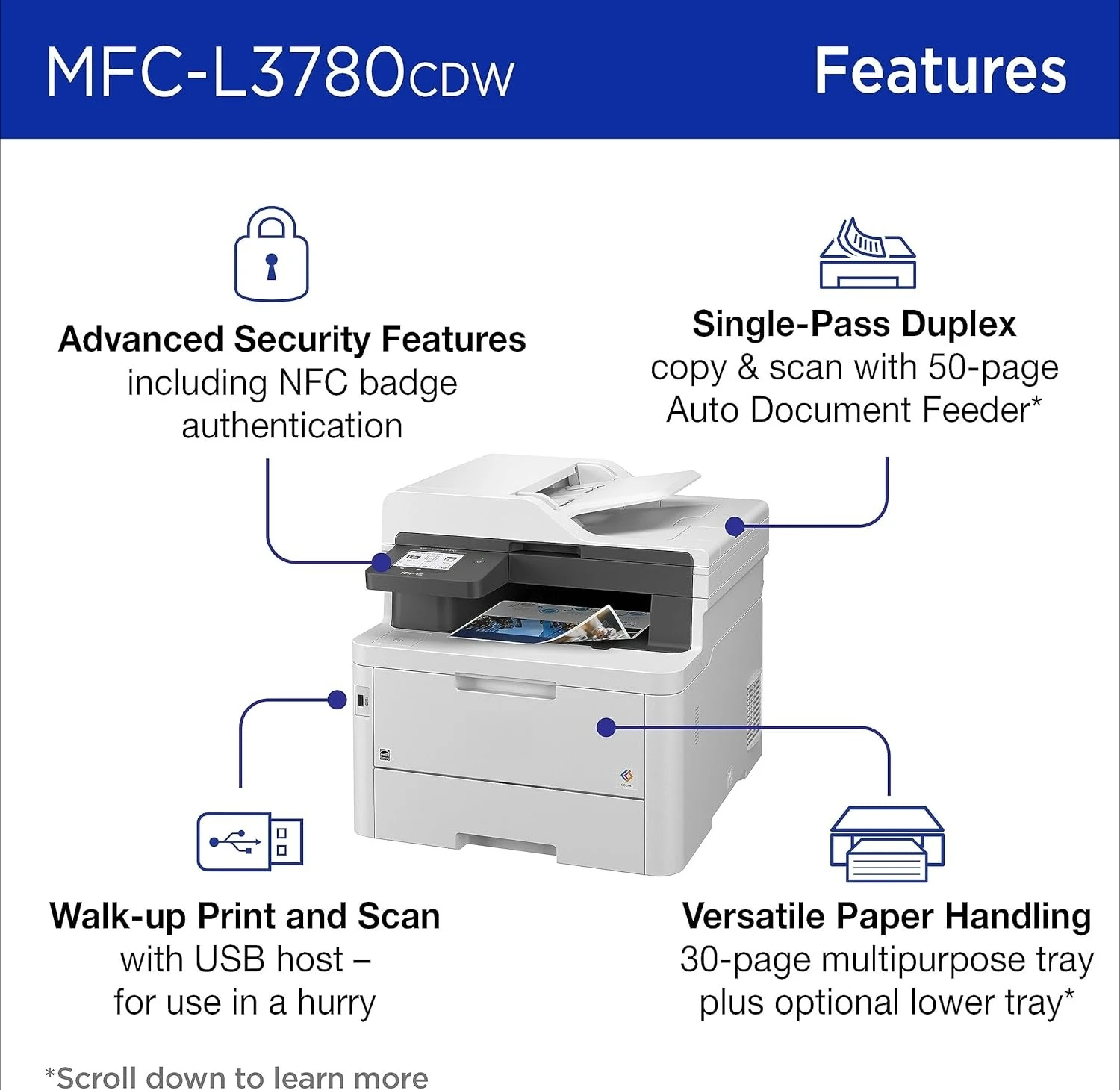 MFC-L3780CDW printer image 3