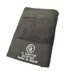 Black Towel Custom LOGO Bath Towel Personalized Name Embroidery Cotton Bath Towel Custom Great for Prayer Special Occasions 1