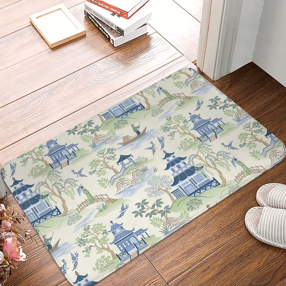

House entrance carpets Anime pattern Home doormat entrance Room Bath mat Foot mat bathroom non-slip Kitchen water absorption mat
