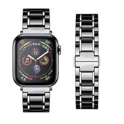 Ceramic Strap Metal Smartwatch Band with QuickFit Design - 22mm & 26mm Options - 26mm D2 MK1 MK2 MK2i (Black white)