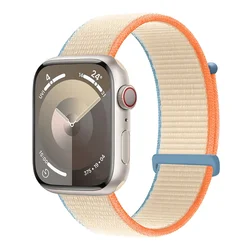 Premium Nylon Braided Loop Strap for Ultra 49mm (Milk white)