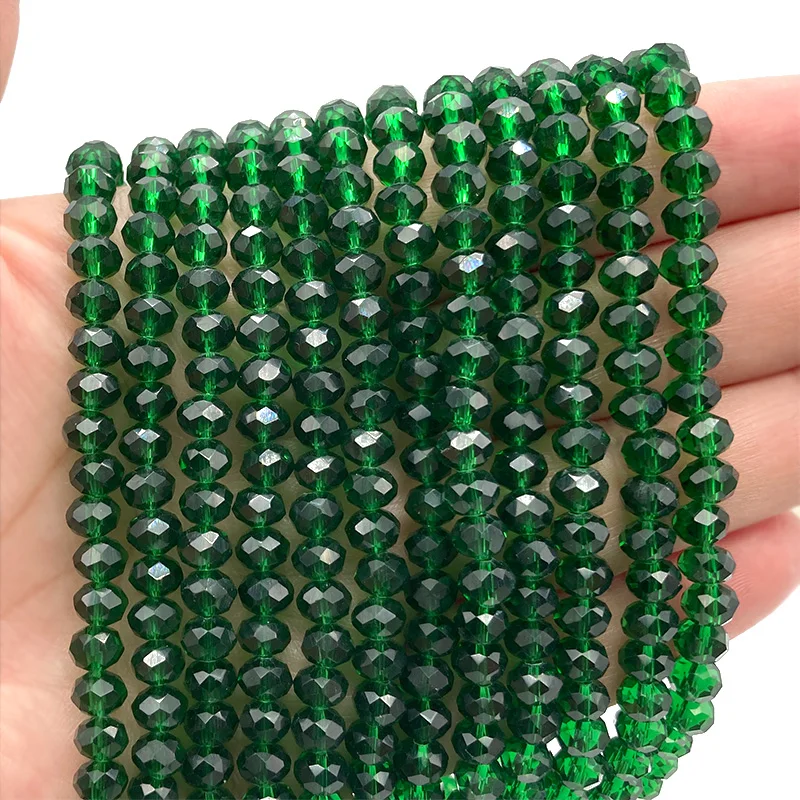 Vibrant Multicolor Faceted Crystal Beads