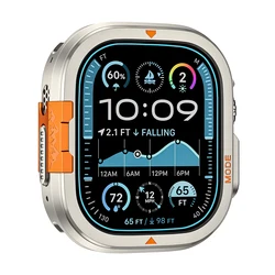 Premium Metal Protective Case for 46mm s10s11 (Titanium color)