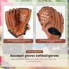 Sports 2 Colors Baseball Glove Softball Right Hand For Adult Train 3