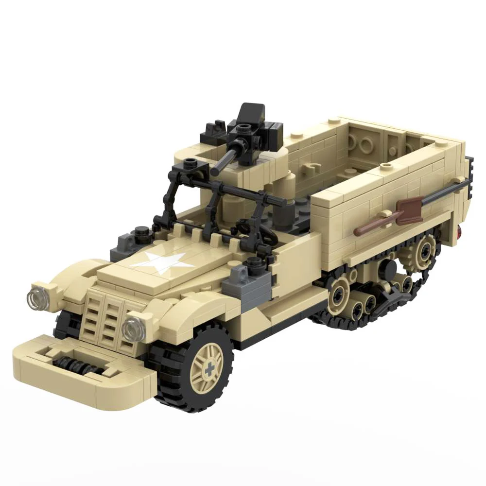 M3a1 Half Track Armored Personnel Carrier Us Army World War