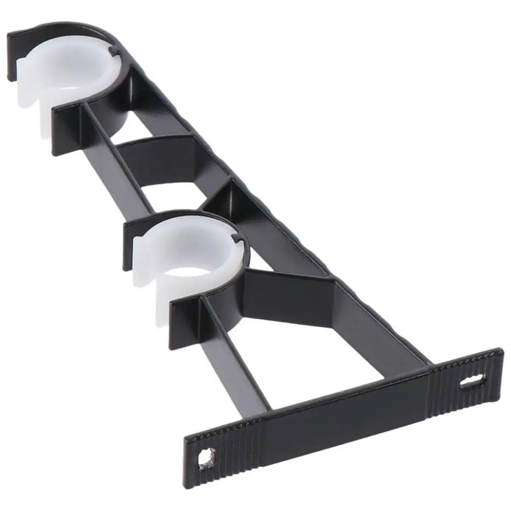 Black Aluminium Alloy Heavy Duty Curtain Rod Brackets