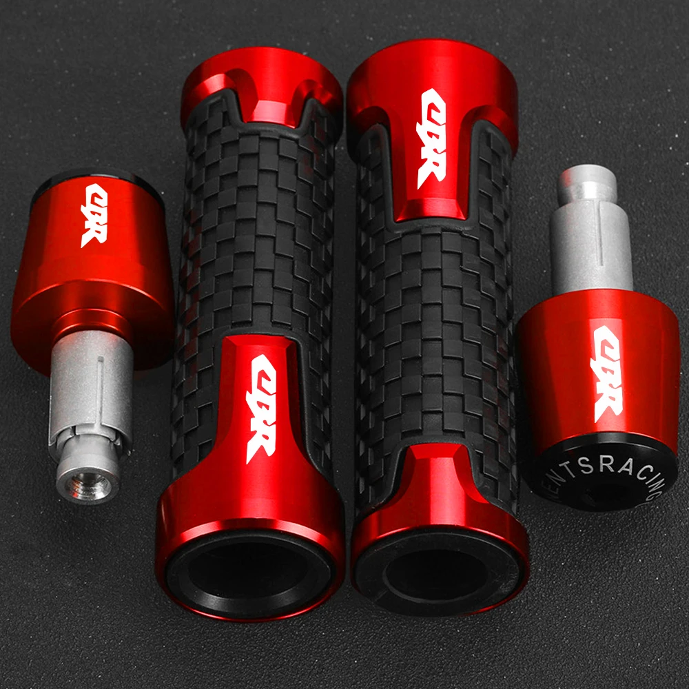 

For Honda CBR 600 400 900 650 150 125 300 500 929 954 1000 250 R/RR/F/XX 7/8" 22mm Motor Bar Ends Grip Handlebar End Caps Cover