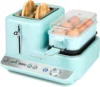NEW Classic Retro 3-in-1 Breakfast Station, 2-Wide Slot Toaster With Adjustable Toasting Control, Non-Stick Griddle 1