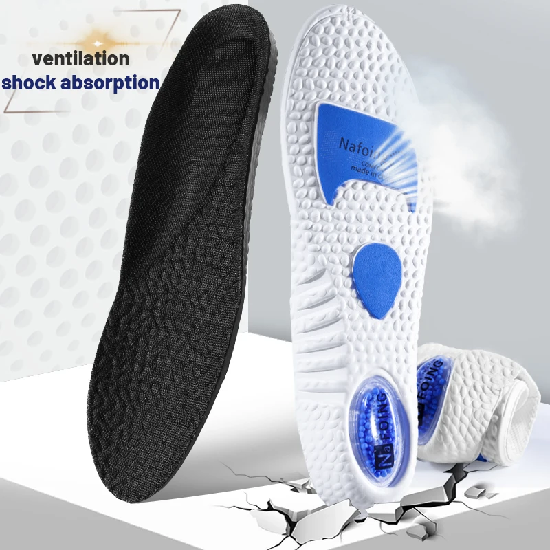 EVA Insoles For Shoes Sole Shock Absorption Deodorant Breathable Cushion Running Insoles For Feet Man Women